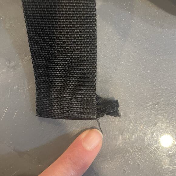 KAVU Original Rope Sling Bag Aztec Geometric Blue Crossbody Backpack Boho Tribal - Picture 3 of 8